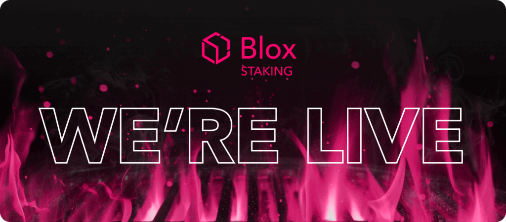 We’re Live! - Blox Mainnet Staking Has Arrived