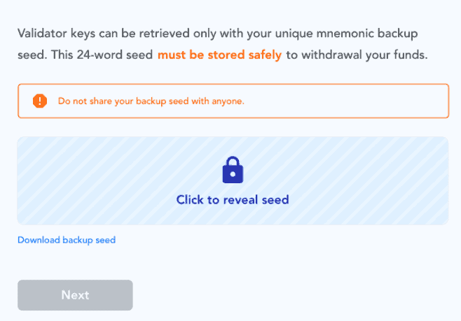 Securing Your Seed, Blox Staking Password & Keys